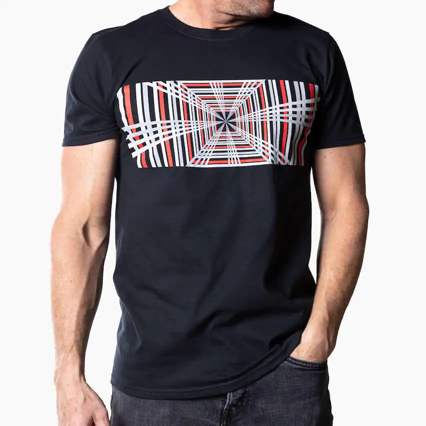 Men's Plaid Mode Tee ejemplo